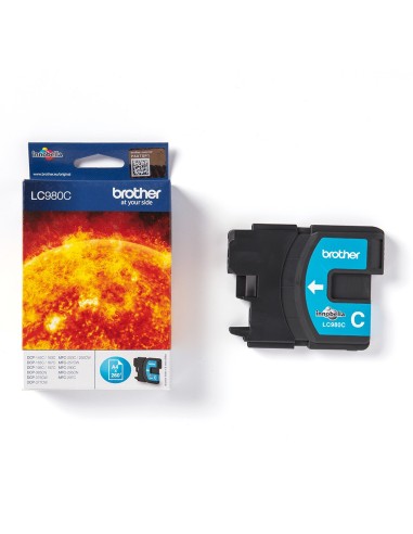 Brother LC980C cartuccia d'inchiostro 1 pz Originale Ciano