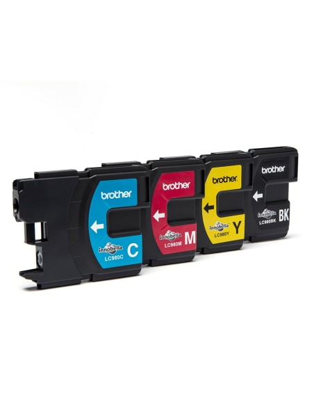 Brother LC980VALBP cartuccia d'inchiostro 4 pz Originale Nero, Ciano, Magenta, Giallo
