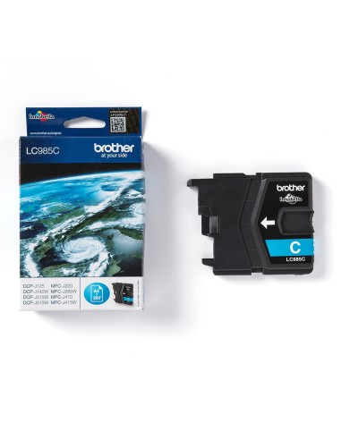 Brother LC985C cartuccia d'inchiostro 1 pz Originale Ciano