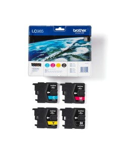 Brother LC985VALBP cartuccia d'inchiostro 4 pz Originale Nero, Ciano, Magenta, Giallo 2