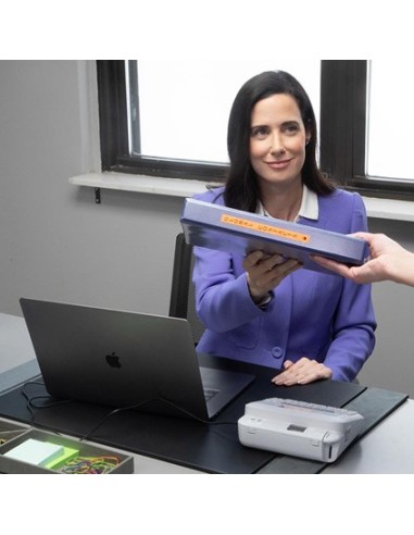 Brother PT-D410 stampante per etichette (CD) Trasferimento termico 180 x 180 DPI Cablato TZe QWERTY