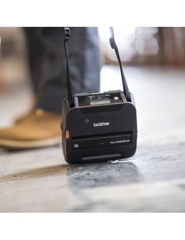 Brother RJ-4250WB stampante per etichette (CD) 203 x 203 DPI Con cavo e senza cavo
