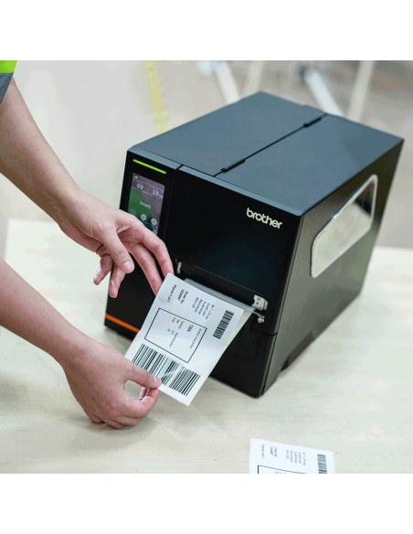 Brother TJ-4120TN stampante per etichette (CD) Termica diretta Trasferimento termico 300 x 300 DPI