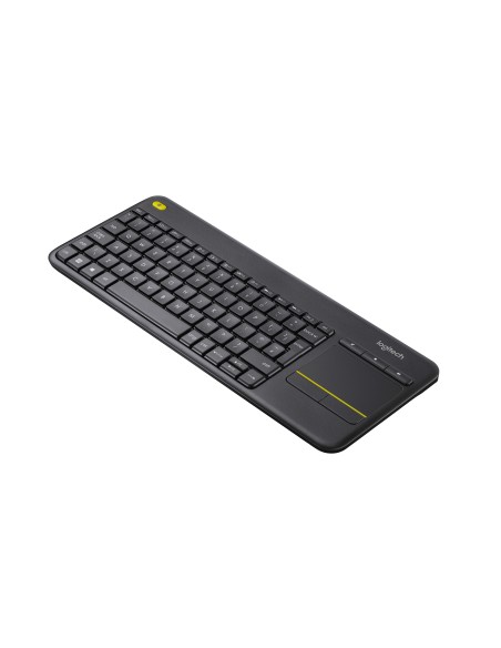 Logitech K400 Plus Tv tastiera RF Wireless AZERTY Francese Nero