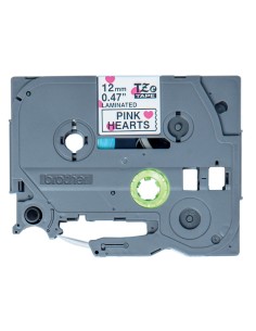 Brother TZE-MPPH31 nastro per etichettatrice Nero su rosa