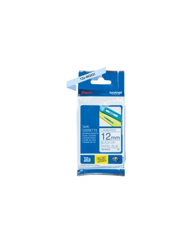 Brother TZE-MQ531 nastro per etichettatrice Nero su blu