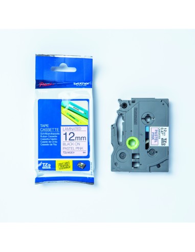 Brother TZE-MQE31 nastro per etichettatrice Nero su rosa