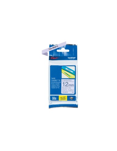 Brother TZe-MQF31 nastro per etichettatrice Nero