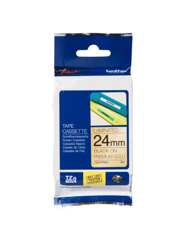 Brother TZe-PR831 nastro per etichettatrice Nero dorato