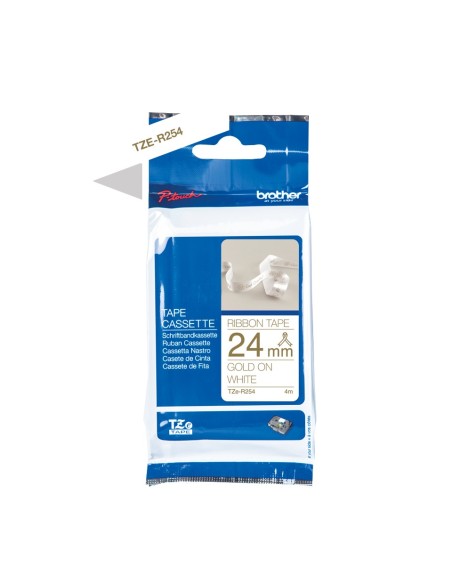 Brother TZE-R254 nastro per stampante Oro