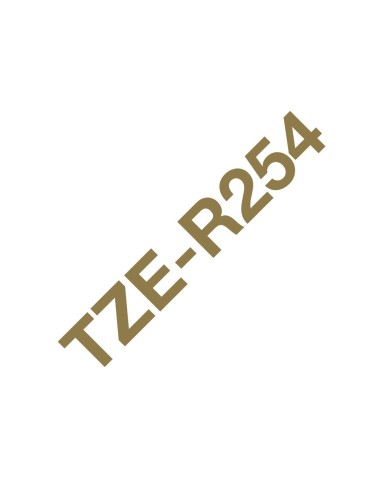 Brother TZE-R254 nastro per stampante Oro