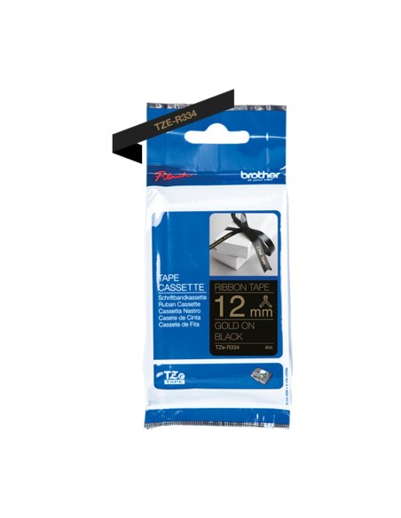 Brother TZE-R334 nastro per stampante Oro