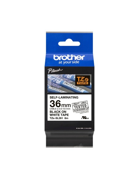 Brother TZe-SL261 nastro per stampante Nero