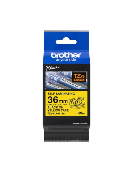 Brother TZe-SL661 nastro per stampante Nero