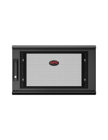 APC NetShelter WX 6U Single Hinged Wall-mount Enclosure 600mm Deep Da parete Nero