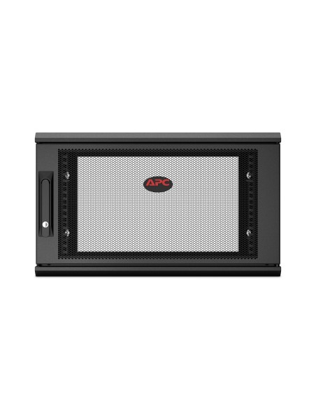 APC NetShelter WX 6U Single Hinged Wall-mount Enclosure 600mm Deep Da parete Nero