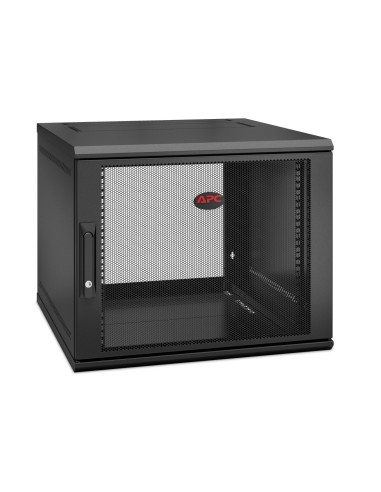 APC NetShelter WX 9U Single Hinged Wall-mount Enclosure 600mm Deep Da parete Nero