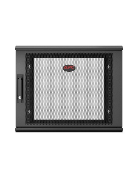 APC NetShelter WX 9U Single Hinged Wall-mount Enclosure 600mm Deep Da parete Nero
