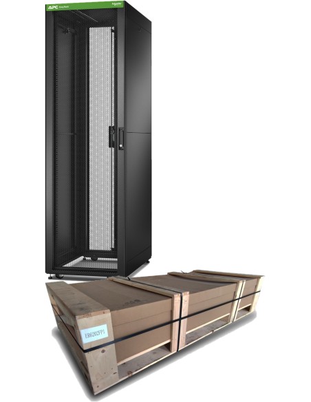 APC Easy Rack 600mm 42U 1000mm , with Roof, Side panel Rack indipendenti Nero
