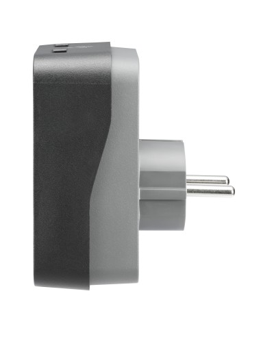 APC PME1WU2B-GR protezione da sovraccarico Nero, Grigio 1 presa(e) AC 230 V