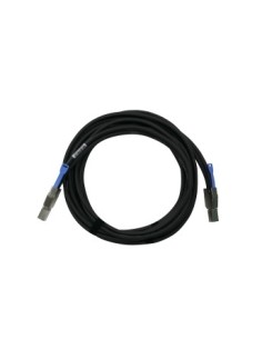 QNAP CAB-SAS30M-8644 cavo Serial Attached SCSI (SAS) 3 m Nero, Metallico