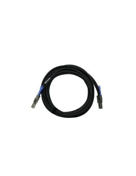 QNAP CAB-SAS30M-8644 cavo Serial Attached SCSI (SAS) 3 m Nero, Metallico