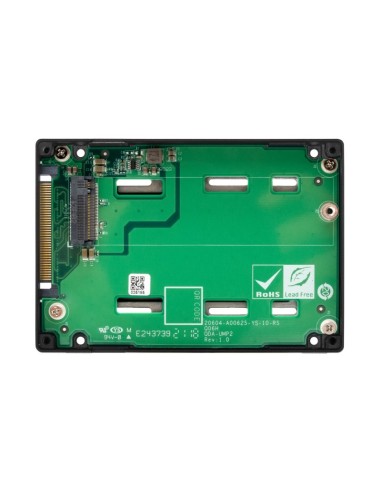 QNAP QDA-UMP4 contenitore di unità di archiviazione Box esterno SSD Nero 2.5"