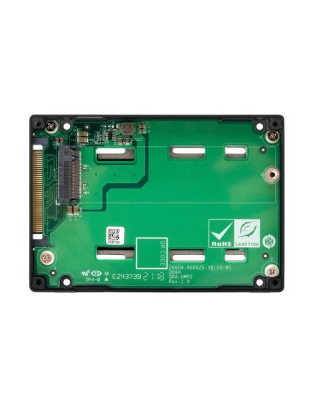 QNAP QDA-UMP4 contenitore di unità di archiviazione Box esterno SSD Nero 2.5"