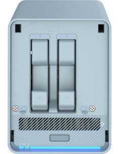 QNAP QMiroPlus-201W NAS Desktop Collegamento ethernet LAN Blu J4125
