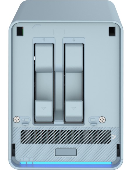 QNAP QMiroPlus-201W NAS Desktop Collegamento ethernet LAN Blu J4125