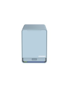 QNAP QMiroPlus-201W NAS Desktop Collegamento ethernet LAN Blu J4125 2