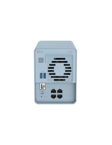 QNAP QMiroPlus-201W NAS Desktop Collegamento ethernet LAN Blu J4125