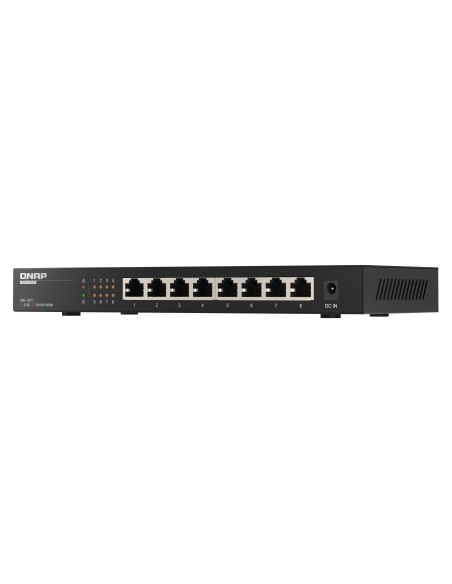 QNAP QSW-1108-8T switch di rete Non gestito 2.5G Ethernet (100 1000 2500) Nero