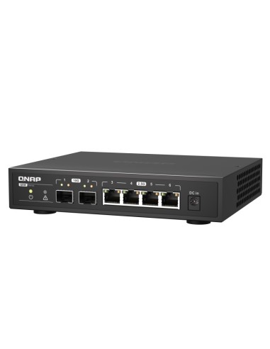 QNAP QSW-2104-2S switch di rete Non gestito 2.5G Ethernet Nero