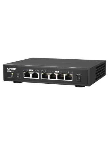 QNAP QSW-2104-2T switch di rete Non gestito 2.5G Ethernet (100 1000 2500) Nero