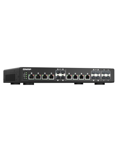 QNAP QSW-IM1200-8C switch di rete Gestito L2 Nessuno Nero