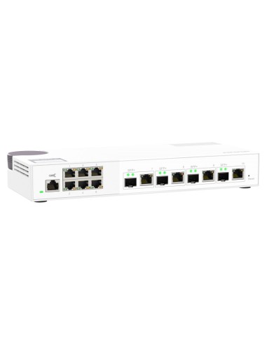 QNAP QSW-M2106-4C switch di rete Gestito L2 2.5G Ethernet (100 1000 2500) Bianco