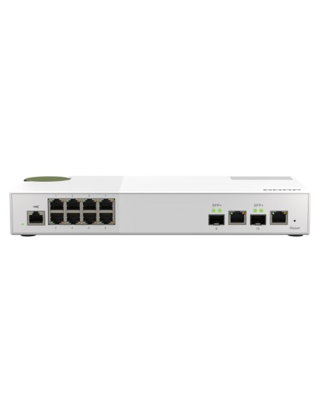 QNAP QSW-M2108-2C switch di rete Gestito L2 2.5G Ethernet (100 1000 2500) Grigio, Bianco