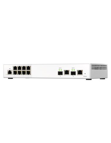 QNAP QSW-M2108-2C switch di rete Gestito L2 2.5G Ethernet (100 1000 2500) Grigio, Bianco