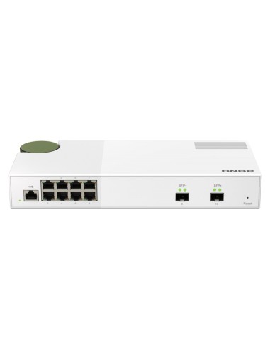 QNAP QSW-M2108-2S switch di rete Gestito L2 2.5G Ethernet (100 1000 2500) Grigio