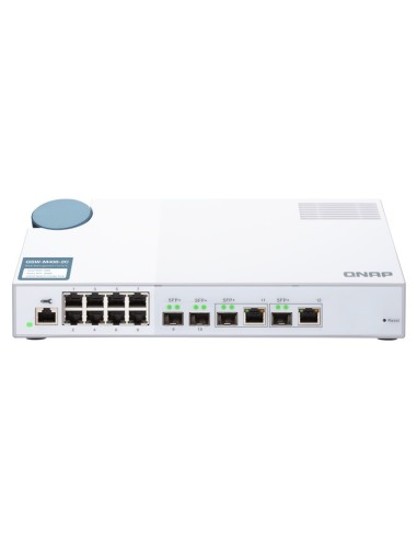 QNAP QSW-M408-2C switch di rete Gestito L2 10G Ethernet (100 1000 10000) Bianco