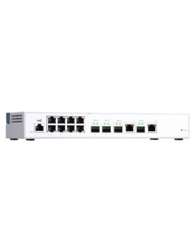 QNAP QSW-M408-2C switch di rete Gestito L2 10G Ethernet (100 1000 10000) Bianco