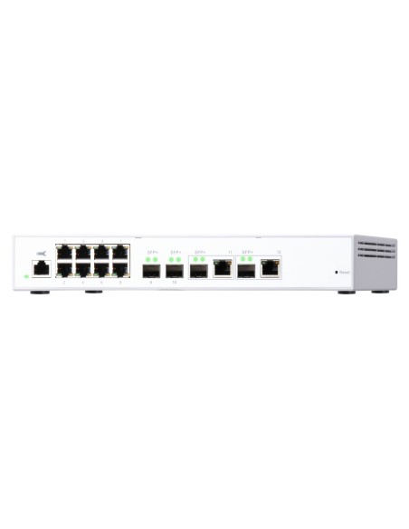 QNAP QSW-M408-2C switch di rete Gestito L2 10G Ethernet (100 1000 10000) Bianco