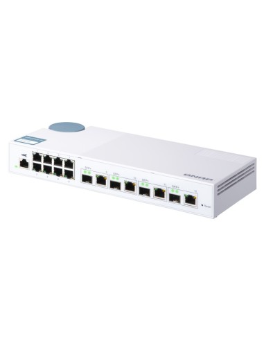 QNAP QSW-M408-4C switch di rete Gestito L2 Gigabit Ethernet (10 100 1000) Bianco