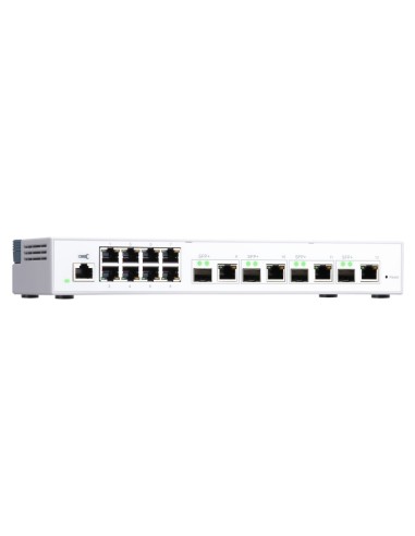 QNAP QSW-M408-4C switch di rete Gestito L2 Gigabit Ethernet (10 100 1000) Bianco