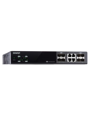 QNAP QSW-M804-4C switch di rete Gestito 10G Ethernet (100 1000 10000) Nero