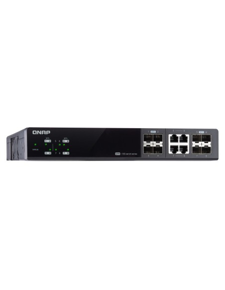 QNAP QSW-M804-4C switch di rete Gestito 10G Ethernet (100 1000 10000) Nero