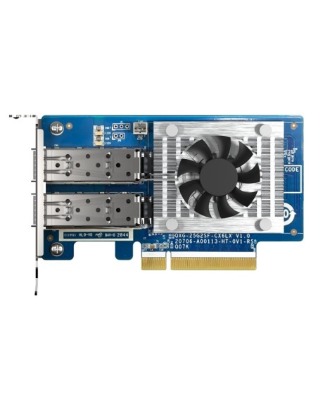 QNAP QXG-25G2SF-CX6 scheda di rete e adattatore Interno Fibra 25000 Mbit s