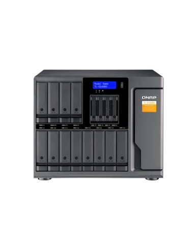 QNAP TL-D1600S contenitore di unità di archiviazione Box esterno HDD SSD Nero, Grigio 2.5 3.5"