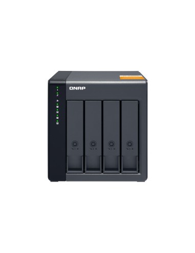 QNAP TL-D400S contenitore di unità di archiviazione Box esterno HDD SSD Nero, Grigio 2.5 3.5"